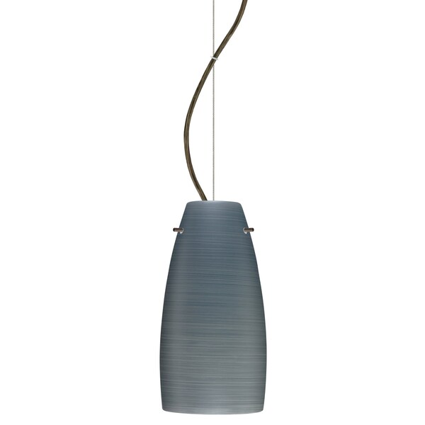 Besa Lighting Tao 10 Cord Pendant, Titan, Bronze Finish, 1x9W LED 1KX-1512TN-LED-BR - main